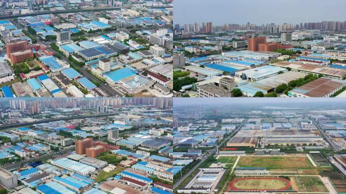 合肥双凤城市工业区鸟瞰