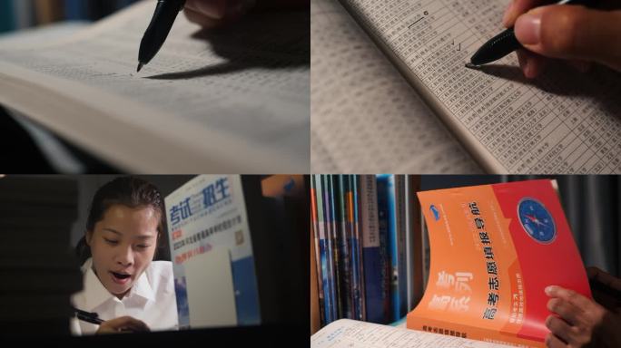 深夜研究填报志愿
