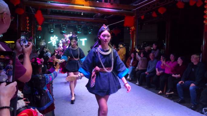 黔东南凯里村T 民族服饰走秀