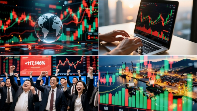股市股票投资K线比特币商务科技金融经济