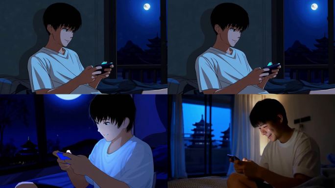 深夜居家游戏放松