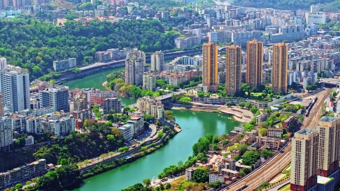 重庆綦江城市航拍合集