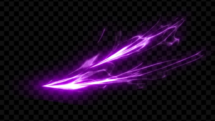 能量拖尾光线【AE+视频】
