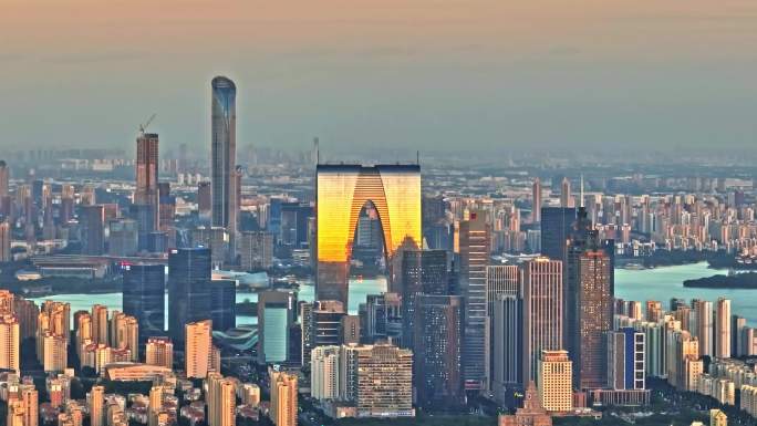 苏州城市天际线景观