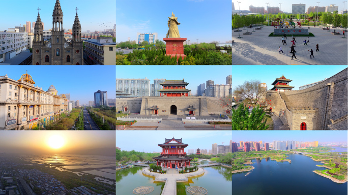 运城航拍地标景点旅游宣传合集