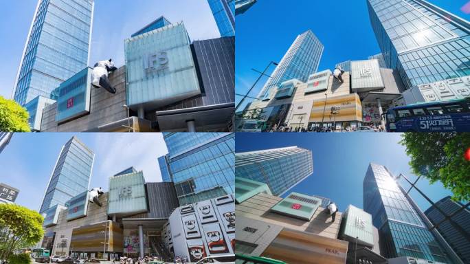 4K成都地标春熙路太古里延时IFS