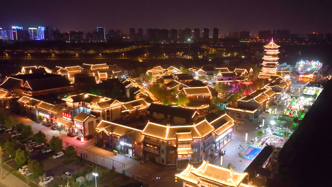 漯湾古镇夜景