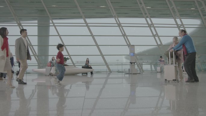 机场旅客出行