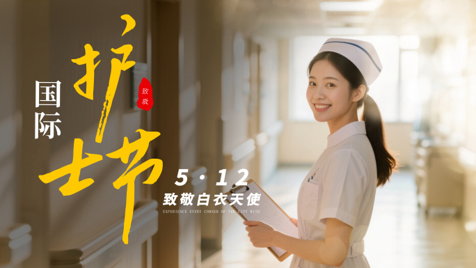 护士节人物片头