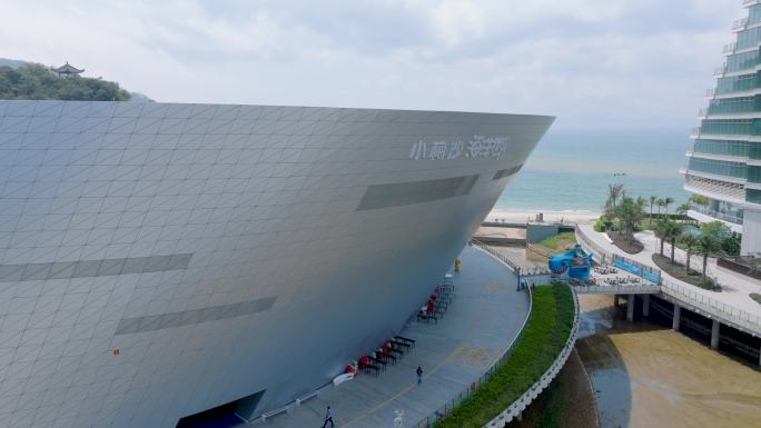 深圳旅游小梅沙海洋世界航拍