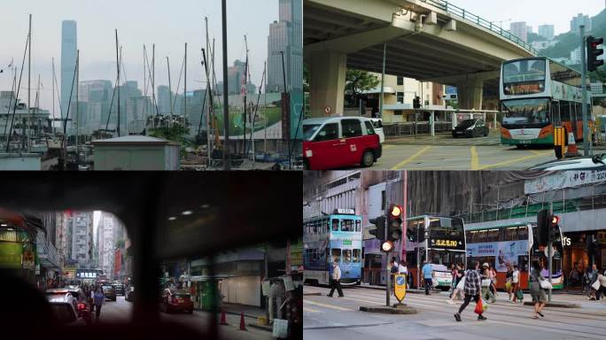 香港繁忙的都市生活
