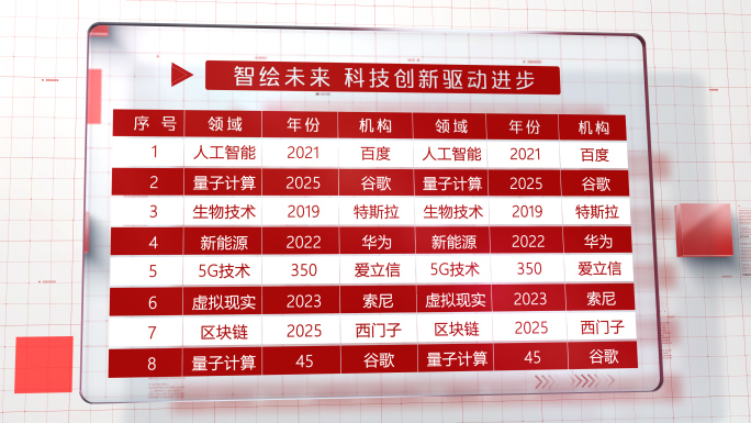 红色党政表格数据