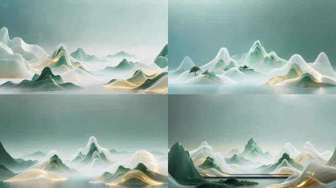 水墨山水意境