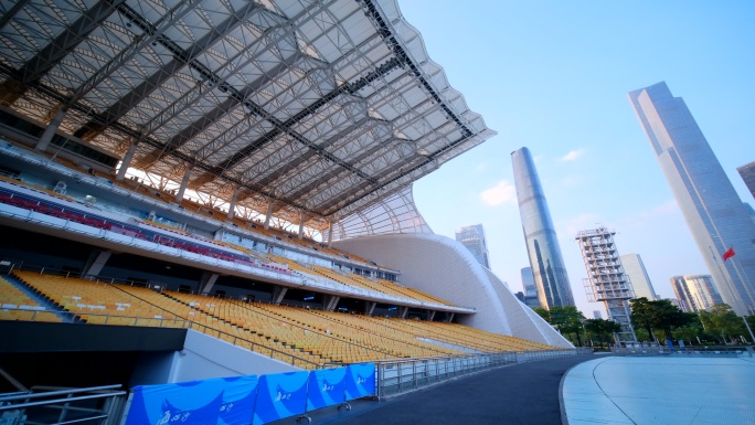 广州海心沙体育馆观众席城市景观