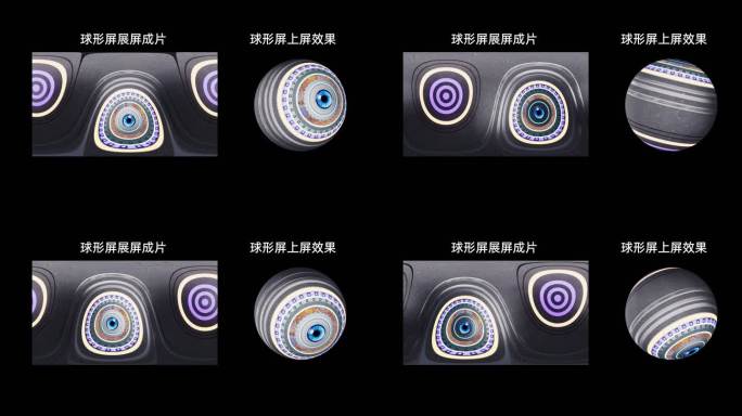 球屏球形屏裸眼3d眼睛