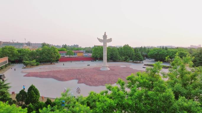 临汾华表  华表‌ 尧庙广场 华表建筑