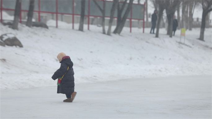 雪地冰上活动乐趣多