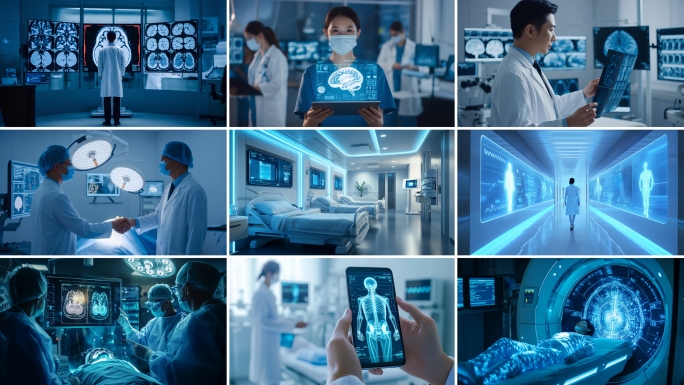 医疗科技医疗医学未来健康AI医疗智慧医院
