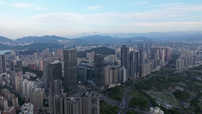 航拍罗湖水贝珠宝城4K