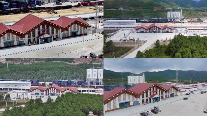 丽香线云南香格里拉小中甸火车站货运物流