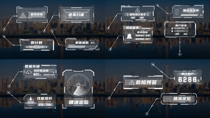 呼出指引科技元素框