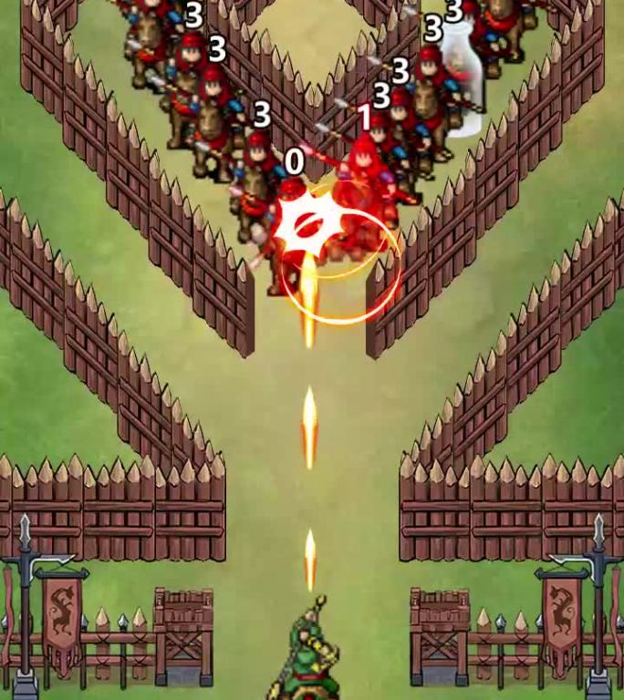 三国塔防打怪买量游戏爆款广告AE模板