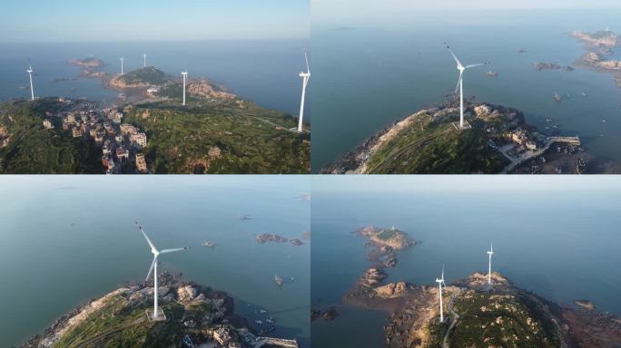 泉州小岞风车岛航拍