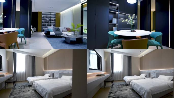 样板间，全屋定制，现代设计，样板间设计