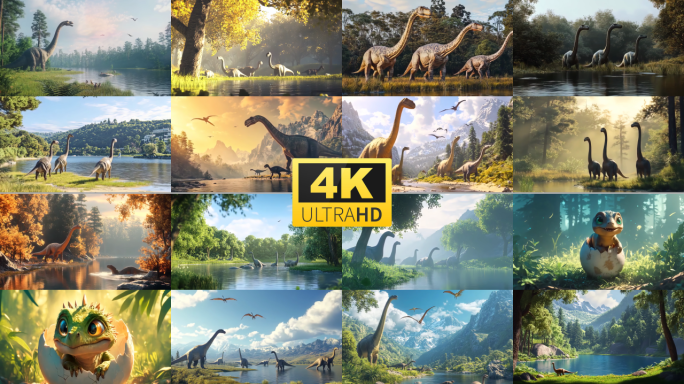 恐龙 侏罗纪公园4K