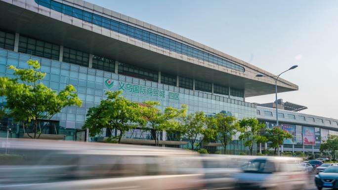 义乌国际商贸城4区移动延时摄影