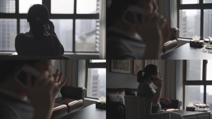 女老板打电话情绪失控