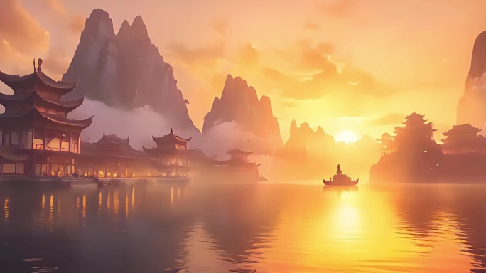 【无仙鹤版】仙境梦幻唯美仙山