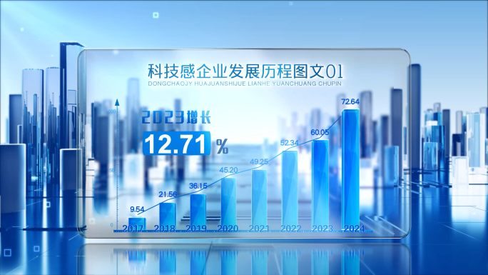 科技柱形图柱状图数据
