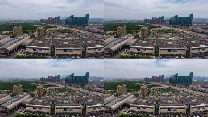 义乌国际商贸城二区城市建筑群光影延时