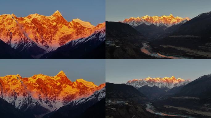2025航拍林芝南迦巴瓦峰日照金山