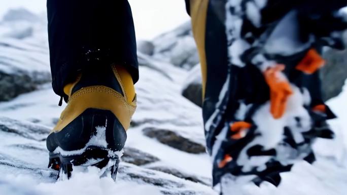 冰雪环境下的专业登山