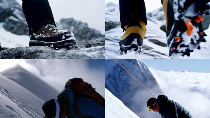 冰雪环境下的专业登山