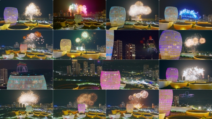 2025醴陵烟花合集 陶子湖烟花秀5k