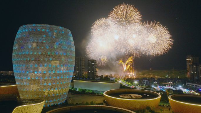 2025醴陵烟花合集 陶子湖烟花秀5k