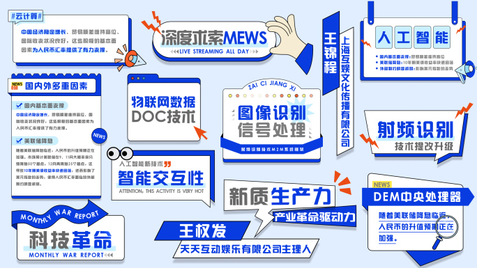 MG文字字幕标题框