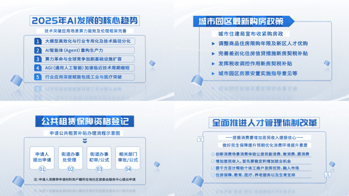 简洁干净文字展示