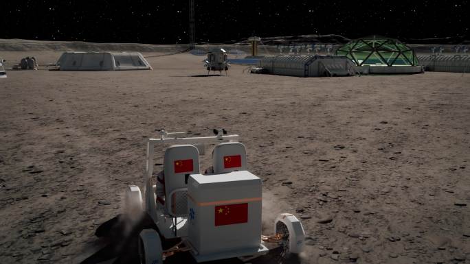 中国月球基地蓝图 4K
