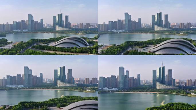 合肥天鹅湖大剧院城市建筑群