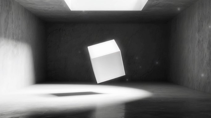 光影变化高端意境艺术抽象创意黑白建筑时间
