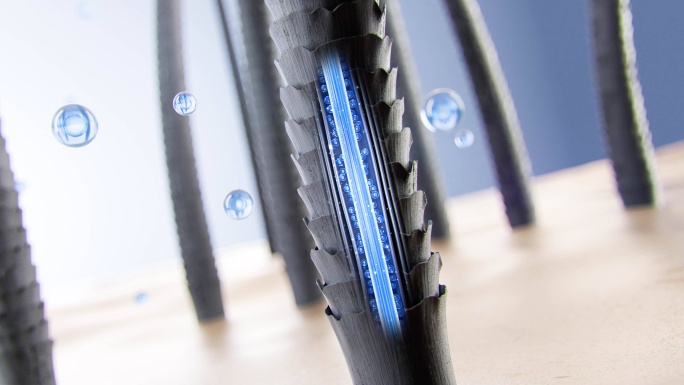 头发修护受损发丝洗发水毛鳞片精油护发毛囊