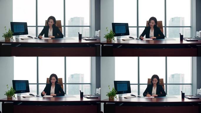 职场女性 创业办公室的女强人