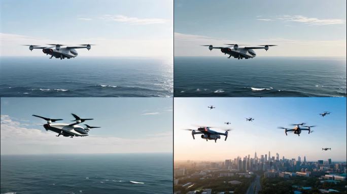 低空经济无人机飞行汽车