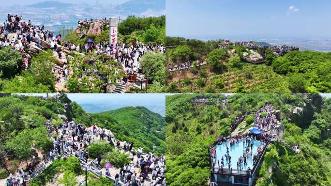 2025年 五一小长假 花果山游人如织