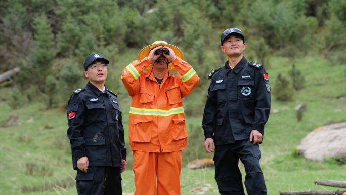森林消防员 执法员 巡查火 中国森林消防