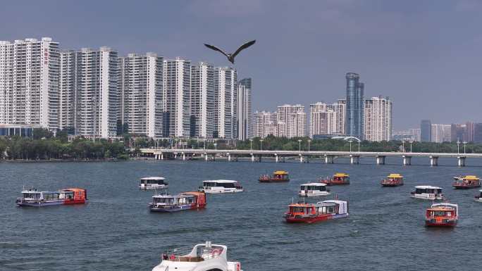 临沂沂河游船风光
